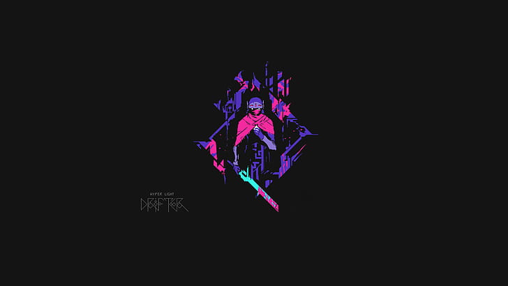 Hyper Light Drifter, , Visually captivating, Immersive gaming art wallpaper