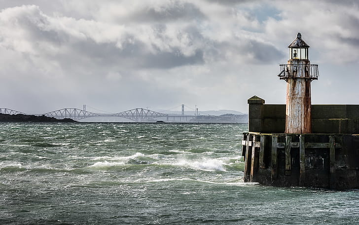 Bridge,  , Lighthouse wallpaper