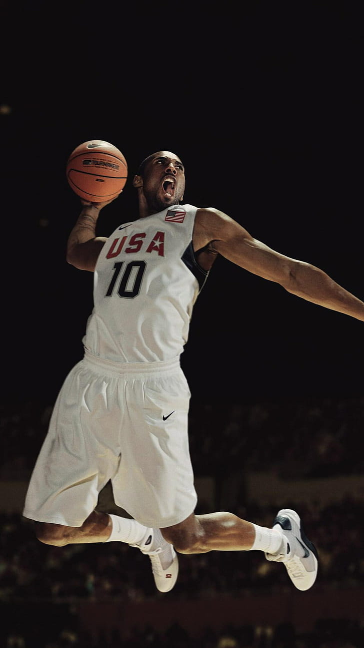 Dunk, Kobe Bryant phone wallpaper