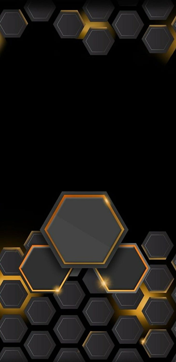 Android hexagon , Creative design, User-submitted art, Hexagon theme phone wallpaper