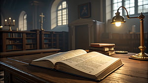 Ultra : Sacred Scripture in a Serene Setting, scripture, library, book, Study, light wallpaper