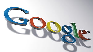 3D logo, Google wallpaper