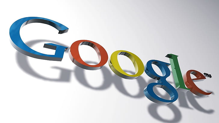 3D logo, Google wallpaper