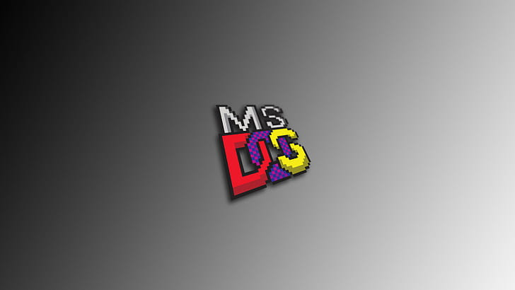 Ms Dos, ms-dos, computer, logo wallpaper