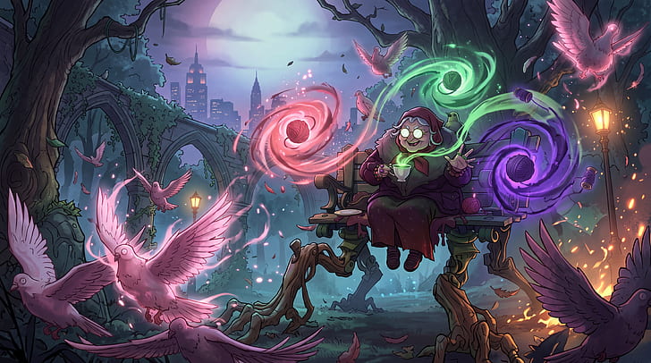 Baba’s Arcane Vortex — Deadlock (2024)  U, Wizard, Magic wallpaper