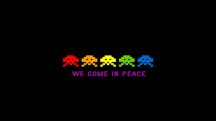 Space Invaders, Geek wallpaper