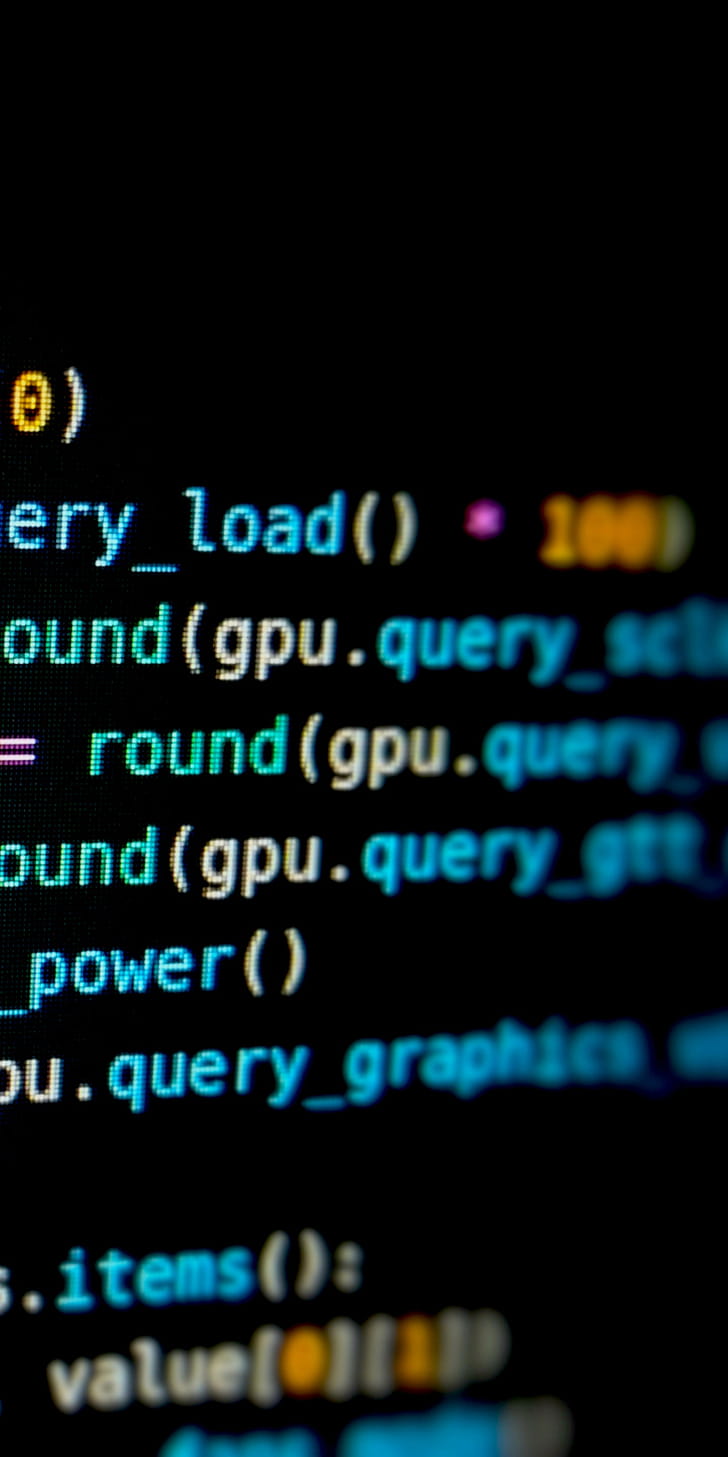 A scrennshot of a script in python., technology phone wallpaper