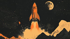 Stunning Rocket Launch, rocket launch, rocket, space, Launch, mountain wallpaper