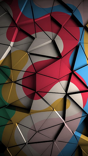 Abstract, geometry phone wallpaper