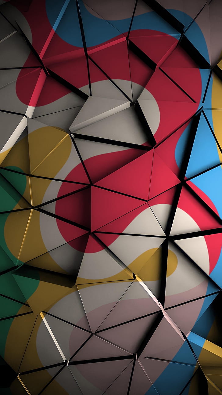 Abstract, geometry phone wallpaper