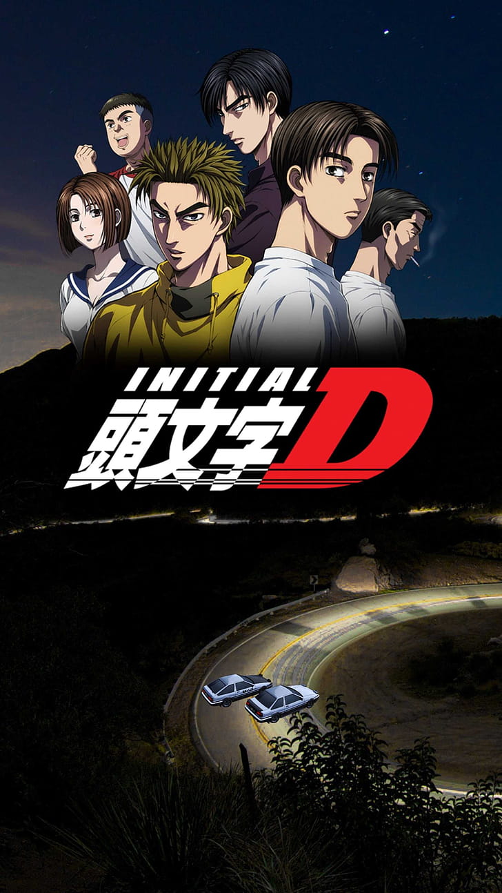 Logo, Initial D phone wallpaper