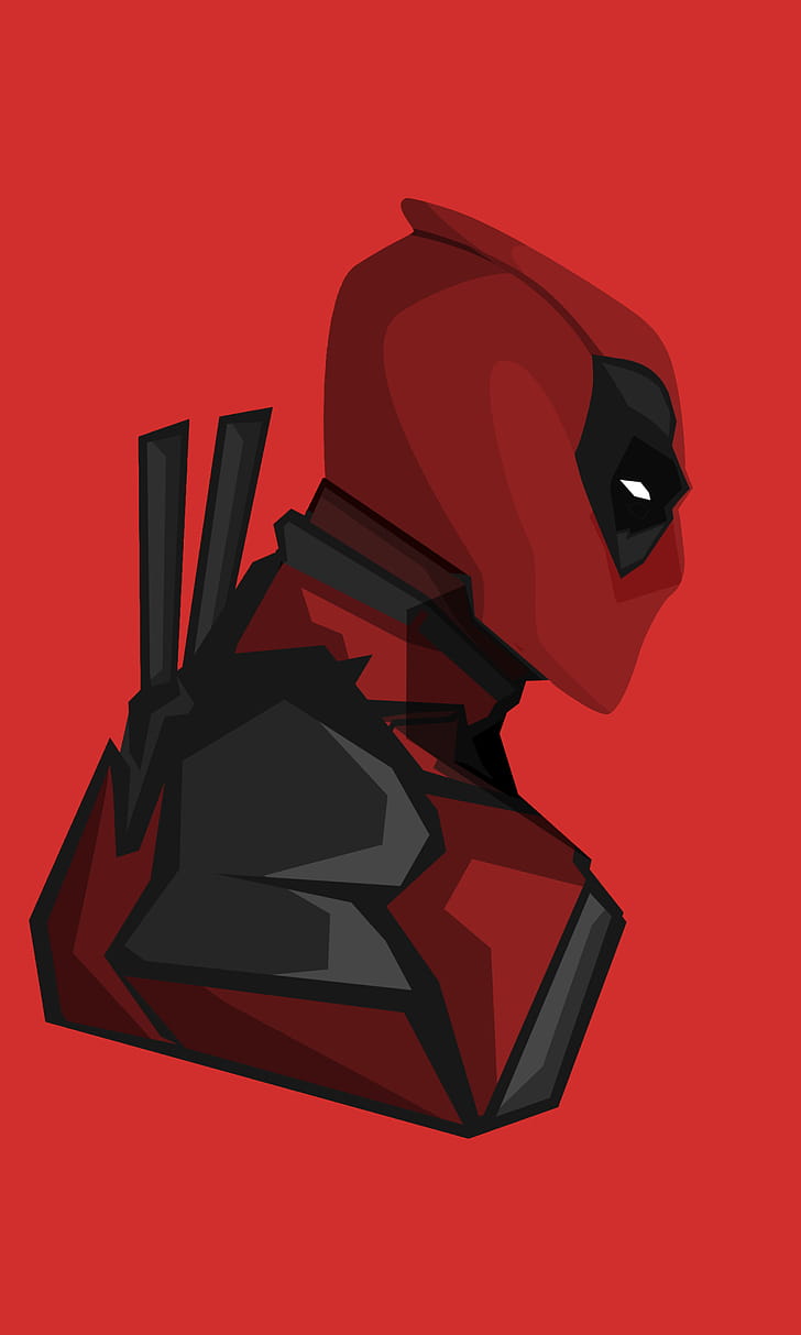 Deadpool: Comic-Style Red Phone, Comic, Deadpool phone wallpaper