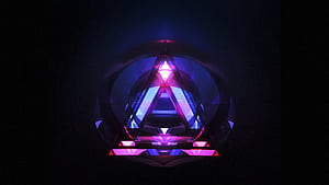 Meta Abstract, abstract, deviantart, triangle wallpaper
