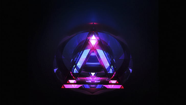 Meta Abstract, abstract, deviantart, triangle wallpaper