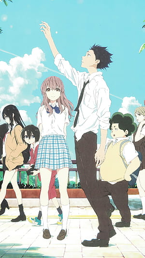 A Silent Voice phone wallpaper
