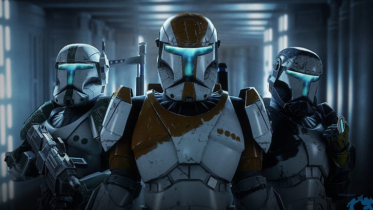 Clone commandos, Star Wars wallpaper