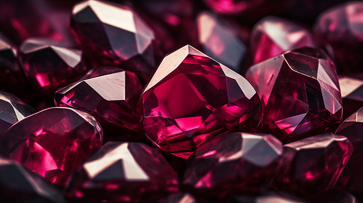 Dazzling Ruby Gemstones, Topaz, gemstone, ruby, nature, diamond wallpaper