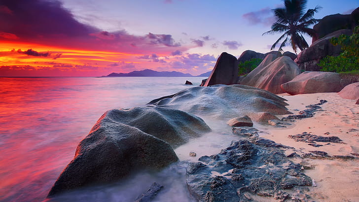 Micro graphy, Seychelles wallpaper