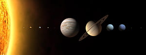 Solar System, Science wallpaper