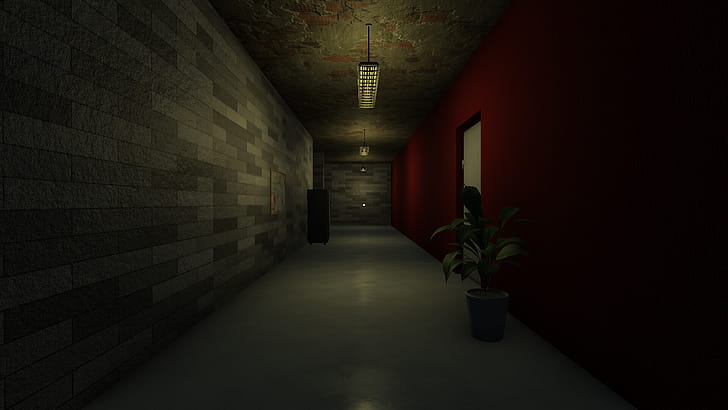 Red Threshold — Liminal, Liminal Space wallpaper