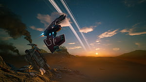 Everspace 2    — Sunset Run, Video Game wallpaper