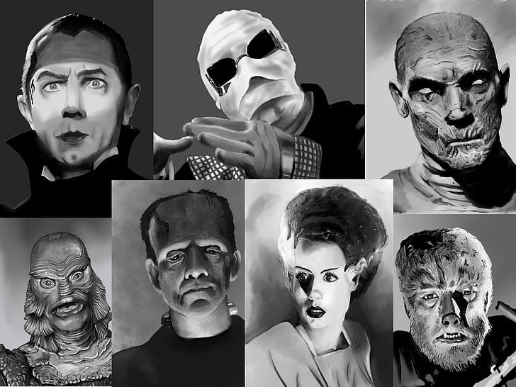 Universal Monsters, Digital studies, Completed wallpaper