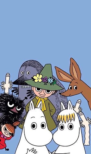 Moomins, phone wallpaper
