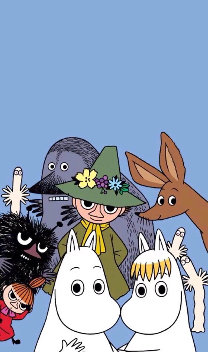 Moomins, phone wallpaper