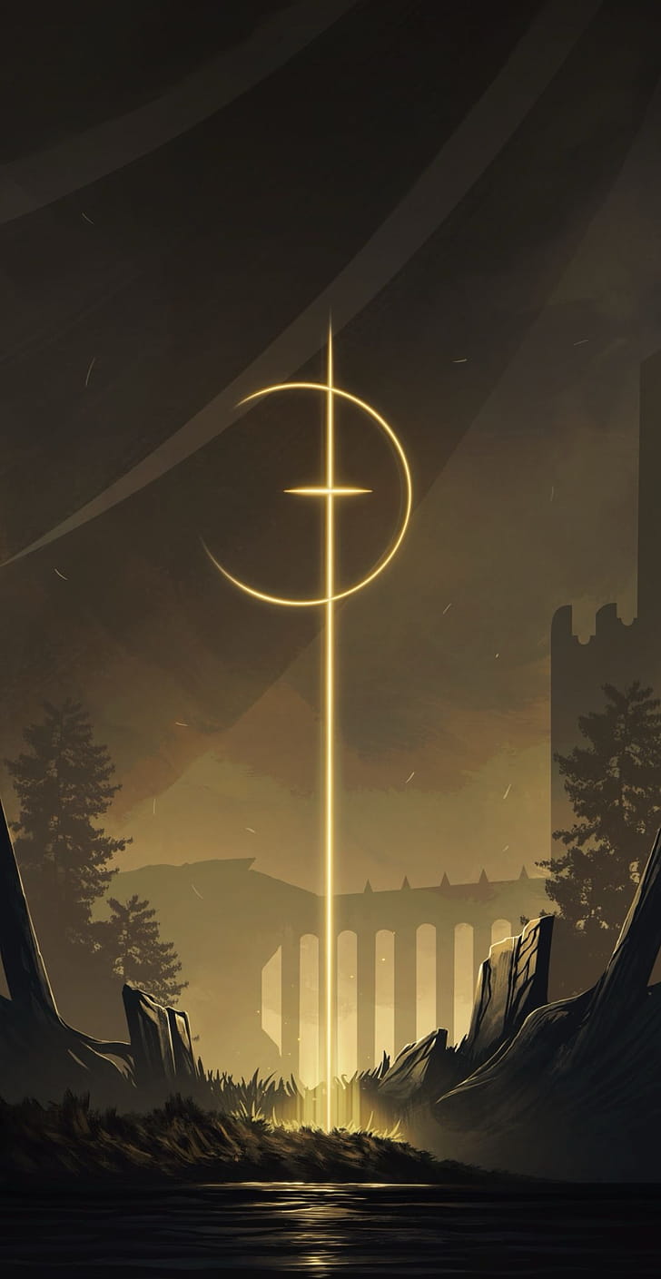 Elden Ring Rune — Vertical Mobile  for iPhone & Android, video game, Elden Ring phone wallpaper