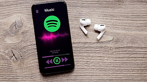 Spotify, Troubleshooting, Pausing issue, Android and iPhone wallpaper