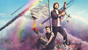 Ruby Rose And Ed Sheeran, ruby-rose, ed-sheeran wallpaper