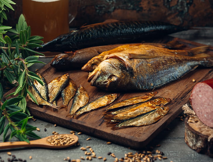 food, fish wallpaper