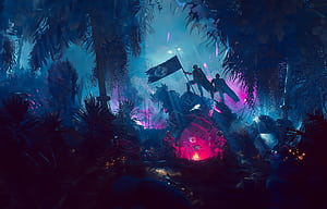Helldivers 2 vaporwave wallpaper