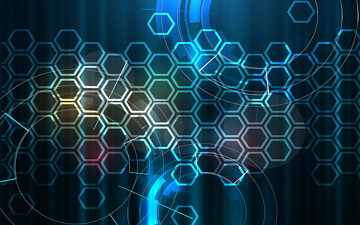 Digital, Honeycombs wallpaper