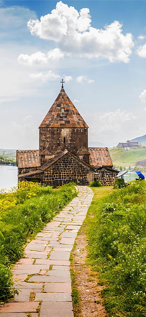 Sevanavank, Armenia phone wallpaper