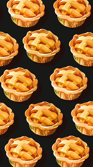 Apple Pie Array, pie phone wallpaper