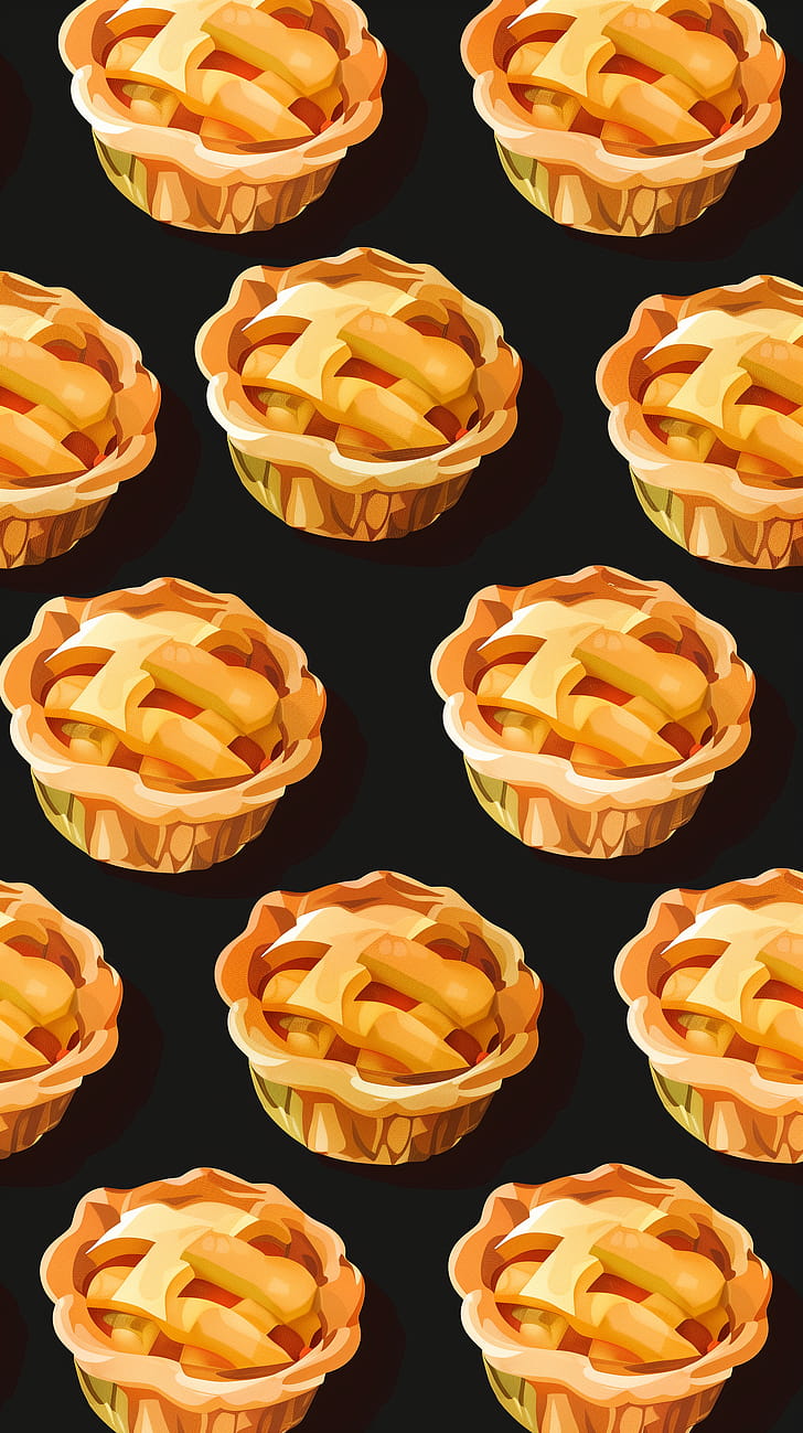 Apple Pie Array, pie phone wallpaper