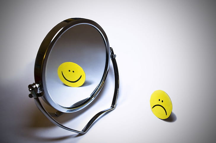 Android mirror , Eye-catching design wallpaper