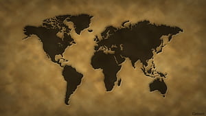 World Map, Vintage, Map, Misc wallpaper