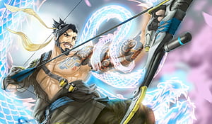 Hanzo Overwatch, , Background wallpaper