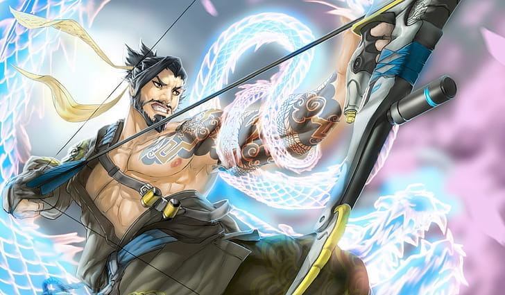 Hanzo Overwatch, , Background wallpaper