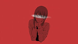 Chainsaw Man 8k, chainsaw-man, anime, tv-shows, artist, artwork, digital-art wallpaper