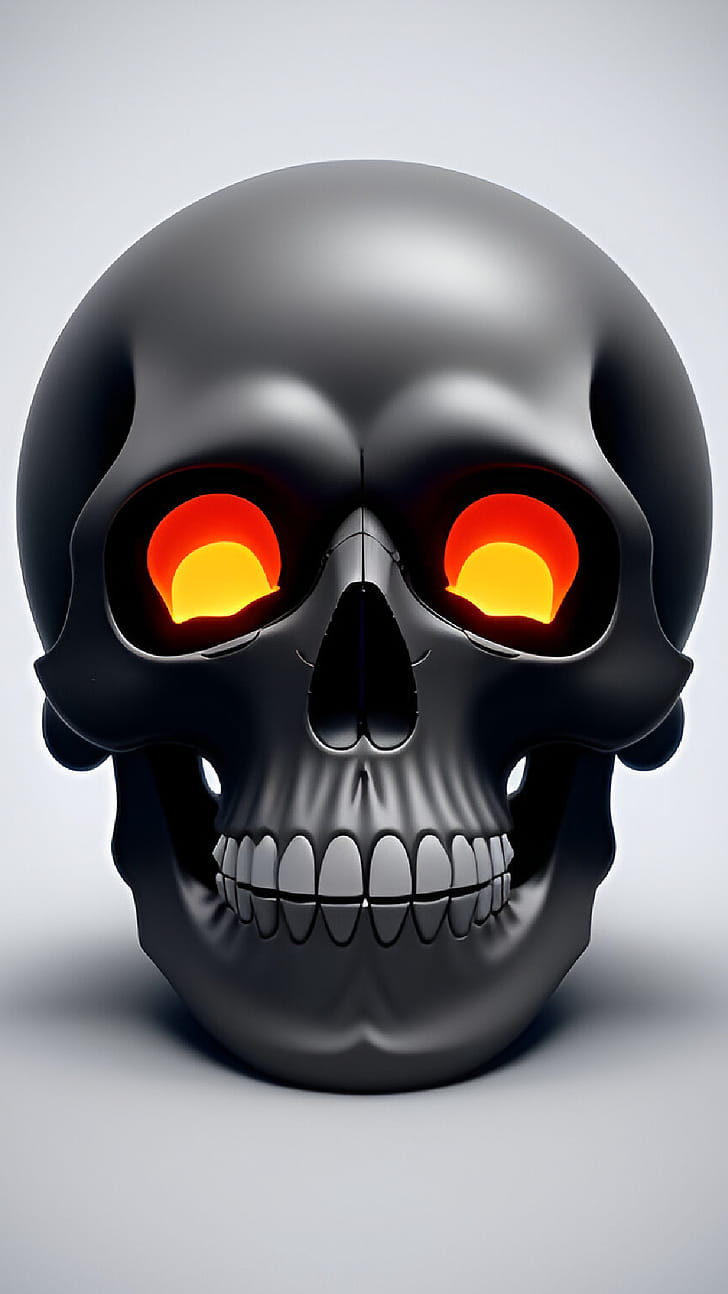 skull, skull phone wallpaper