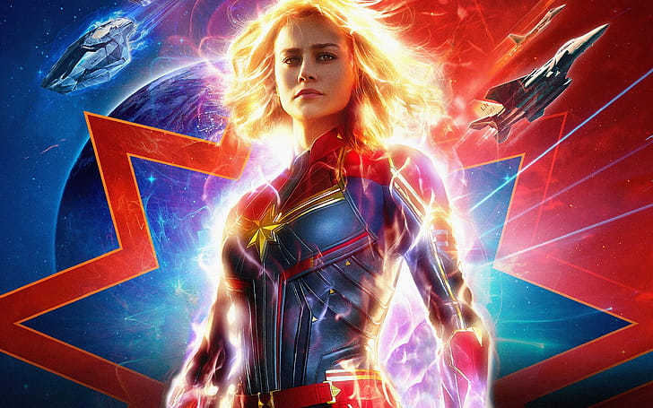 Poster, Captain Marvel wallpaper