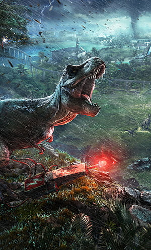 Evolution, Jurassic World phone wallpaper