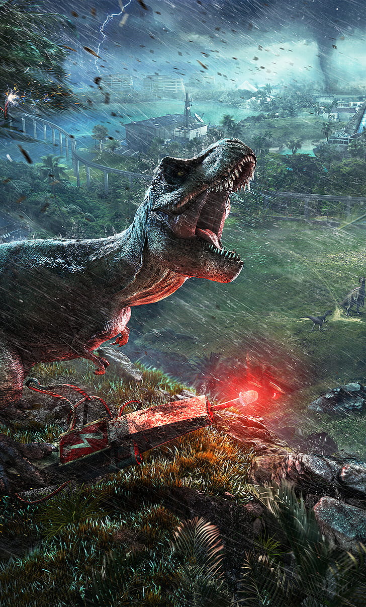 Evolution, Jurassic World phone wallpaper