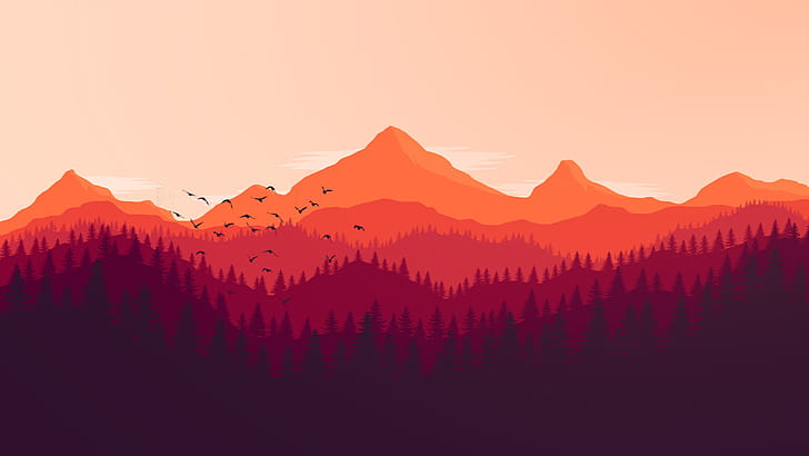 Firewatch, wallpaper