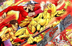 Flash, Reverse Flash, Comics, Bart Allen, Dc Comics, Kid Flash wallpaper