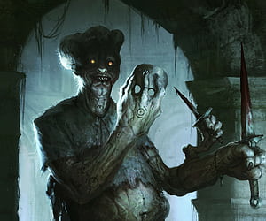 Murderer from Below, dark, creature wallpaper