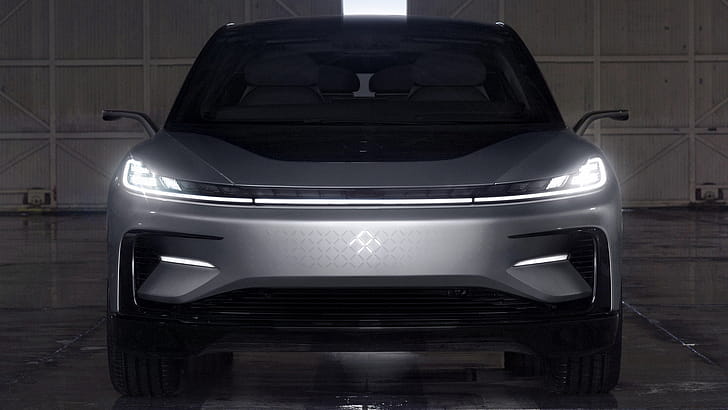 Headlights, Faraday Future wallpaper